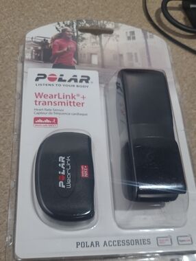 Polar WearLink+ Transmitter Heart Rate Sensor - Black